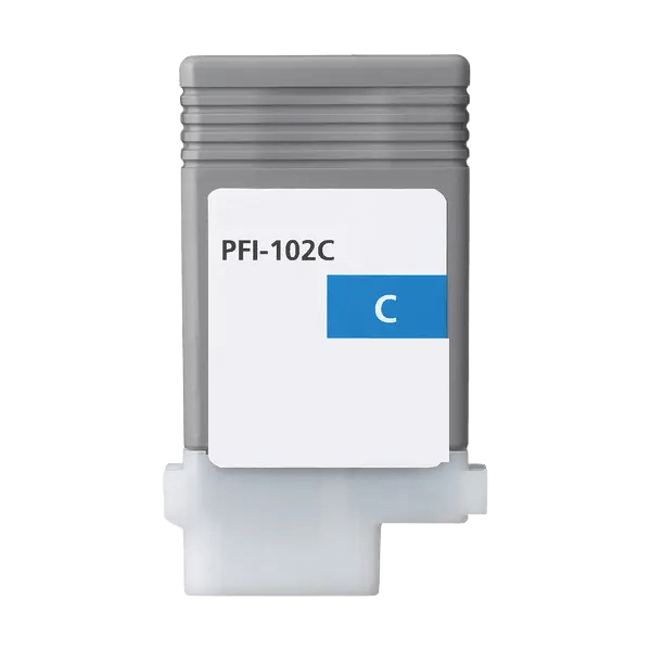 0896B001 Canon PFI102C cyan Skrivarpatron - 130 ml. - Kompatibel