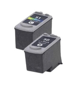2 st. XL Canon PG-50 Skrivarpatron rabattpaket - Kompatibel