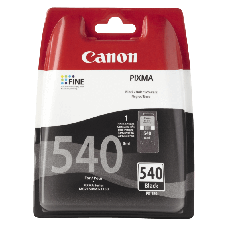 5225B001 Canon PG-540 svart Skrivarpatron - 8 ml. - Original