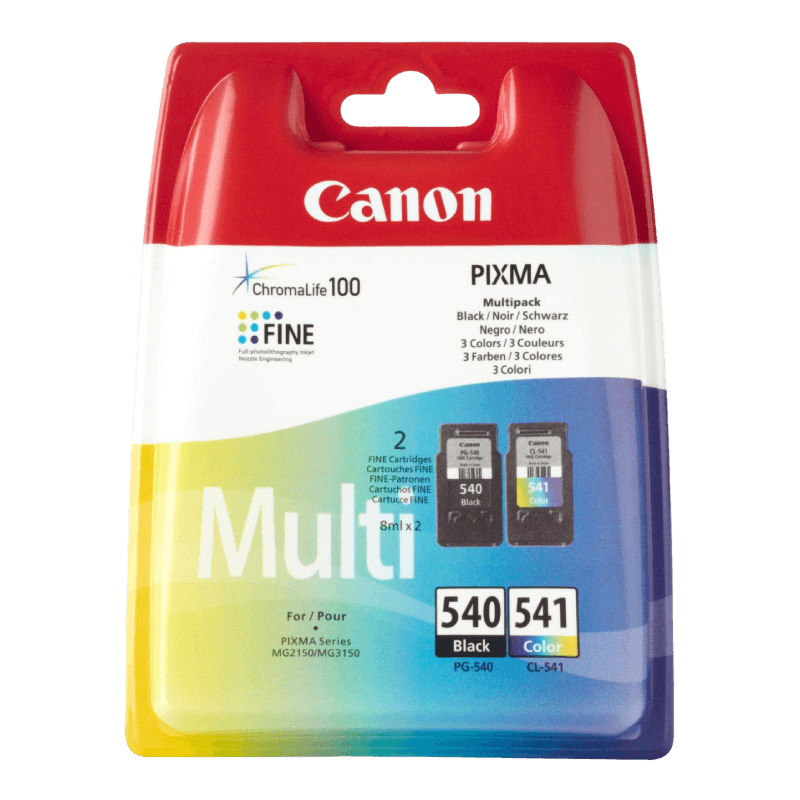 5225B006 Canon PG-540 & CL-541 CMYK Skrivarpatron - 2 x 8 ml. ml. - Original