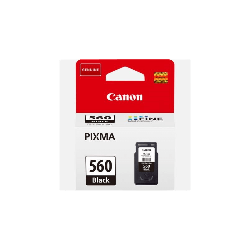 3713C001 Canon PG-560 svart Skrivarpatron - 7,5 ml. - Original