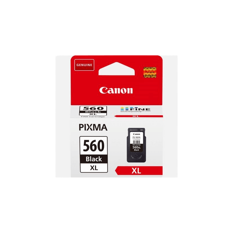 3712C008 Canon PG-560XL + CL-561XL + Papper CMYK Skrivarpatron - 14,3 + 12,2 ml. - Original