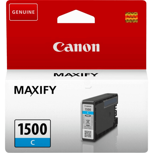 9229B001 Canon PGI-1500C cyan Skrivarpatron - 300 sidor - Original