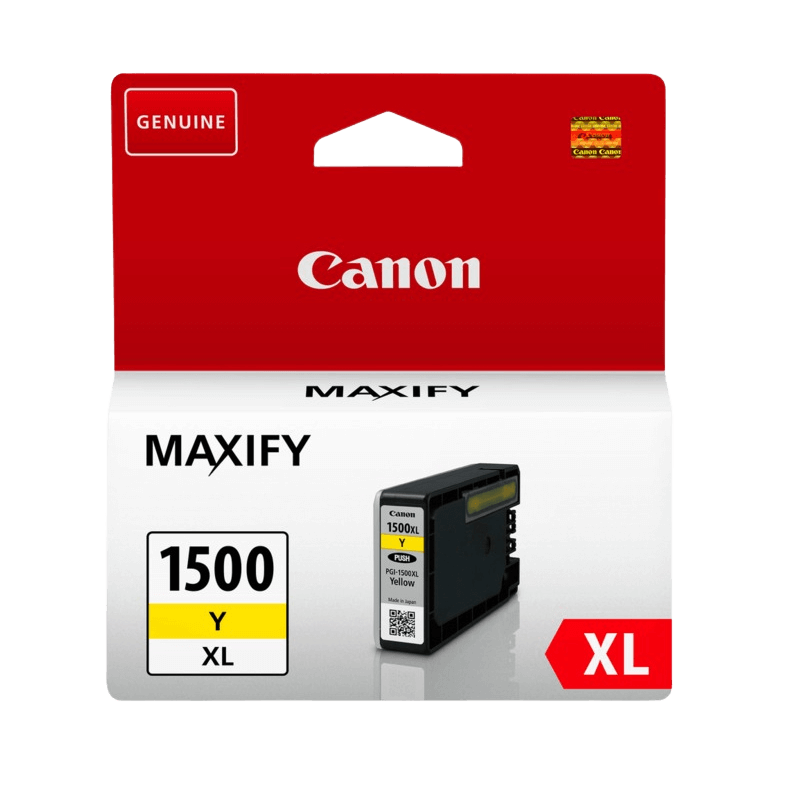 9195B001 Canon PGI-1500XL gul Skrivarpatron - 12 ml. - Original