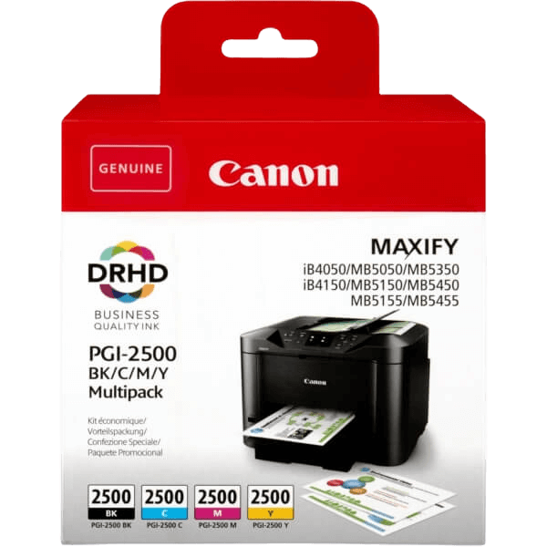 9290B004 Canon PGI-2500 CMYK Skrivarpatron - 29,1 + 3 x 9,6 ml. - Original