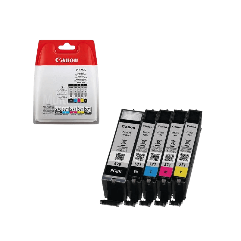 0372C004 Canon PGI-570 - CLI-571 CMYK Skrivarpatron - Original