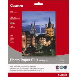 Canon SG-201 halvblankt fotopapper Plus 20x25 cm, 20 ark (1686B018)