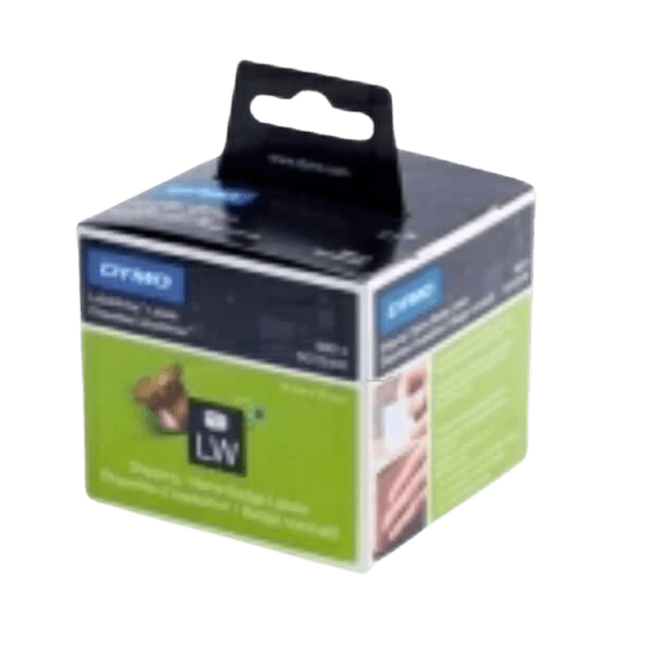 S0722430 Dymo 99014 Svart text / Vit tejp 101 x 54 mm, 220 st. adressetikett - Original