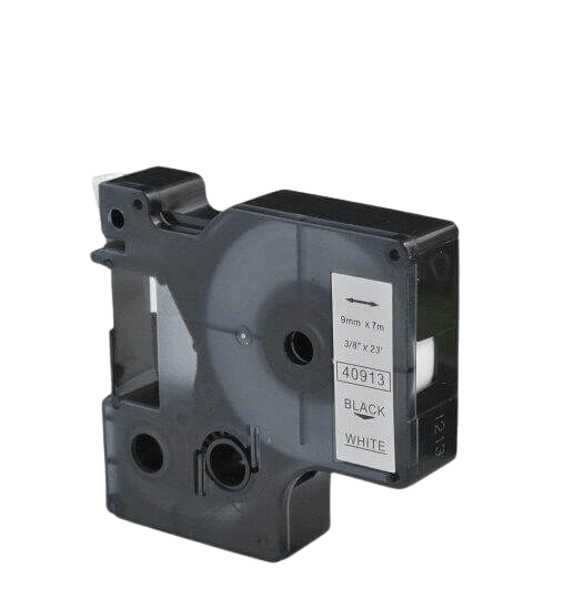 S0720680 Dymo D1 40913 Svart text / Vit tejp 9 mm x 7 m - Kompatibel