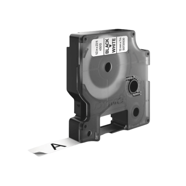 S0720580 Dymo D1 45018 Svart text / Gul tejp 12 mm x 7 m - Kompatibel