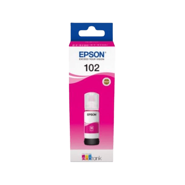 C13T03R340 Epson 102 magenta bläck refill - 70 ml. - Original