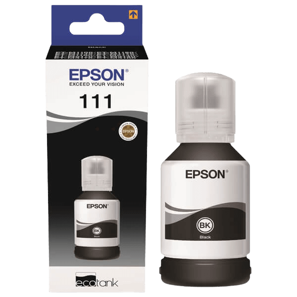 C13T03M140 Epson 111 svart bläck refill - 120 ml. - Original