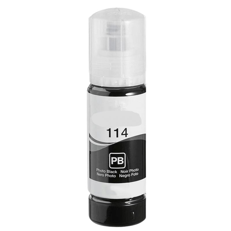 C13T07B140 Epson 114 foto svart bläck refill - 70 ml. - Kompatibel