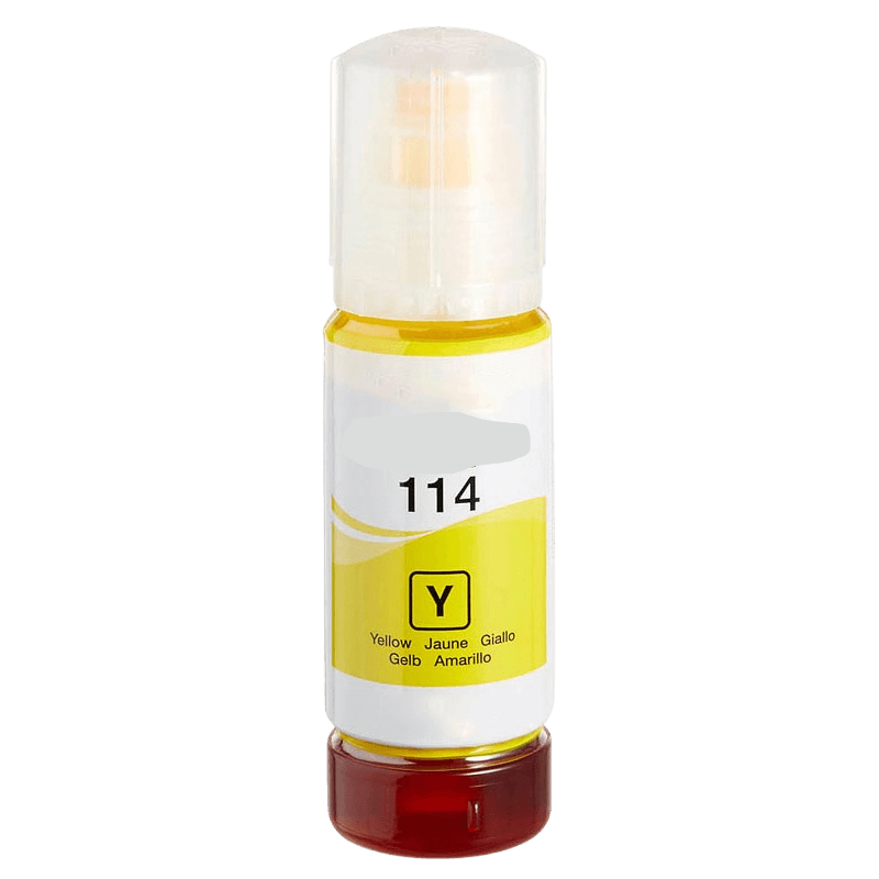 C13T07B440 Epson 114 gul bläck refill - 70 ml. - Kompatibel