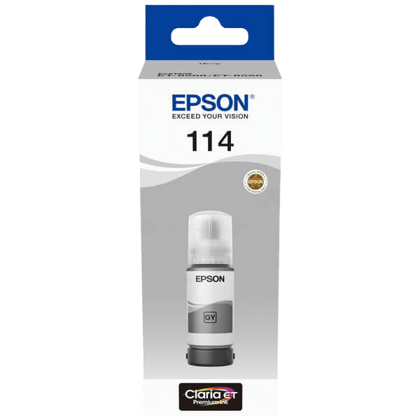C13T07B540 Epson 114 grå bläck refill - 70 ml. - Original