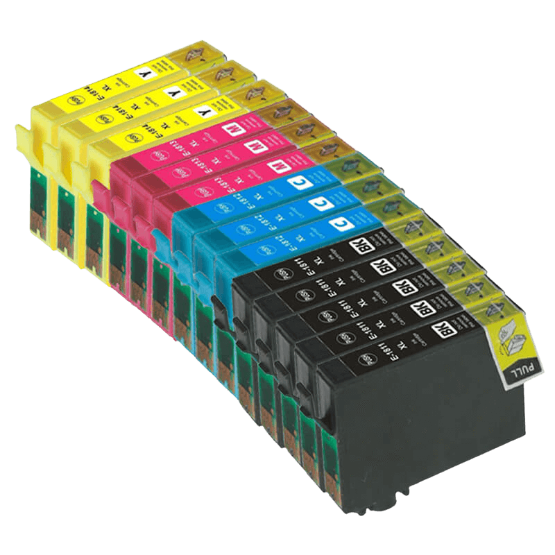 10 st. XL Epson 18 Skrivarpatron rabattpaket - Kompatibel
