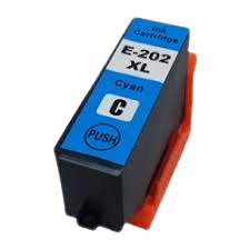 C13T02H24010 Epson 202 cyan XL Skrivarpatron - 12 ml. - Kompatibel