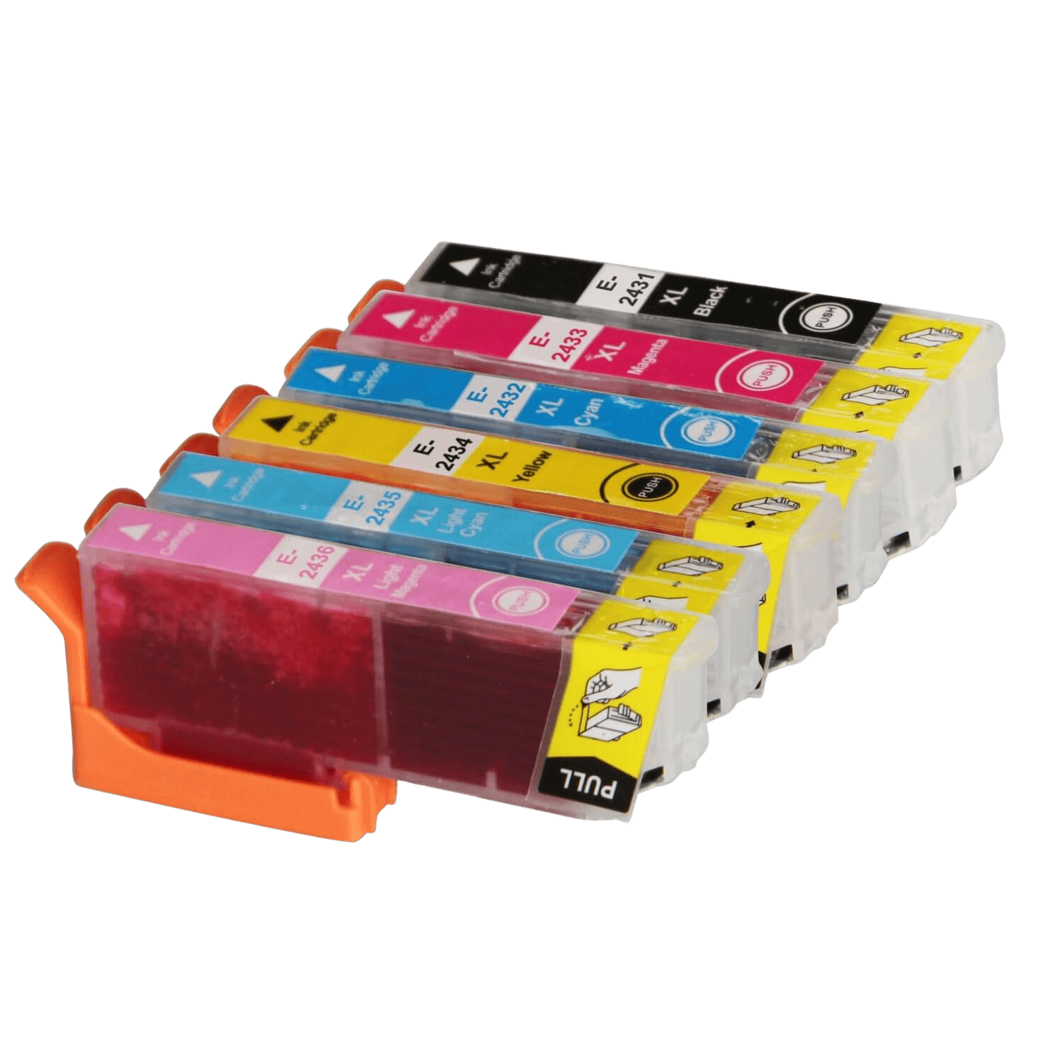 6 st. XL Epson 24 Skrivarpatron rabattpaket - Kompatibel