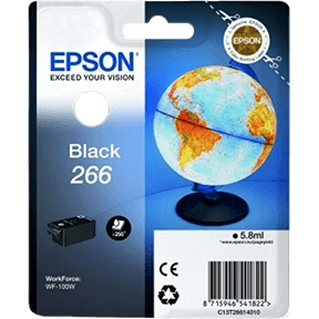 C13T26614010 Epson 266 svart Skrivarpatron - 5,8 ml. - Original