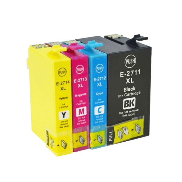 4 st. XL Epson 27 Skrivarpatron rabattpaket - Kompatibel