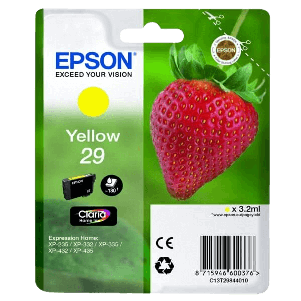C13T29844012 Epson 29 gul Skrivarpatron - 3,2 ml. - Original