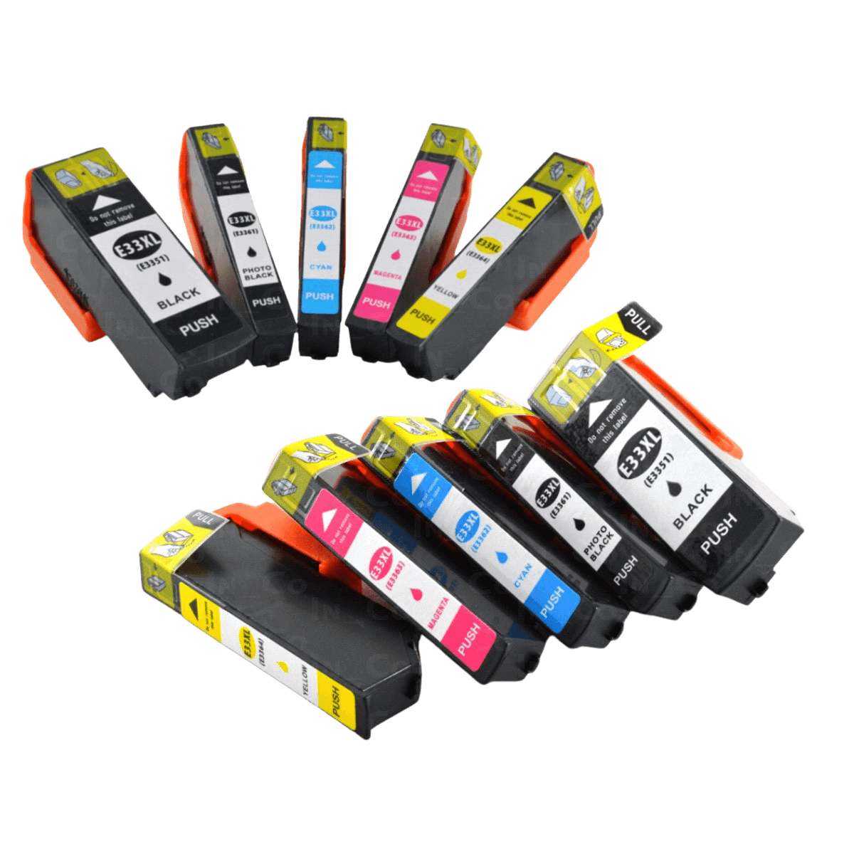10 st. XL Epson 33 Skrivarpatron rabattpaket - Kompatibel