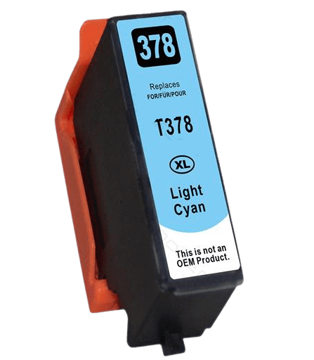 C13T37954010 Epson 378 ljus cyan XL Skrivarpatron - 11 ml. - Kompatibel