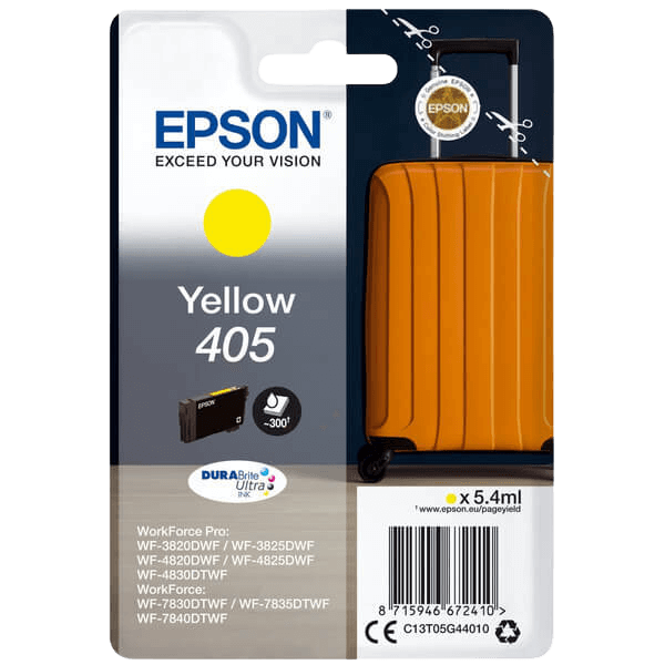 C13T05G44010 Epson 405 gul Skrivarpatron - 5,4 ml. - Original