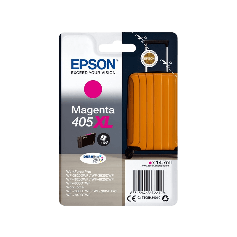 C13T05H34010 Epson 405XL magenta Skrivarpatron - 14,7 ml. - Original
