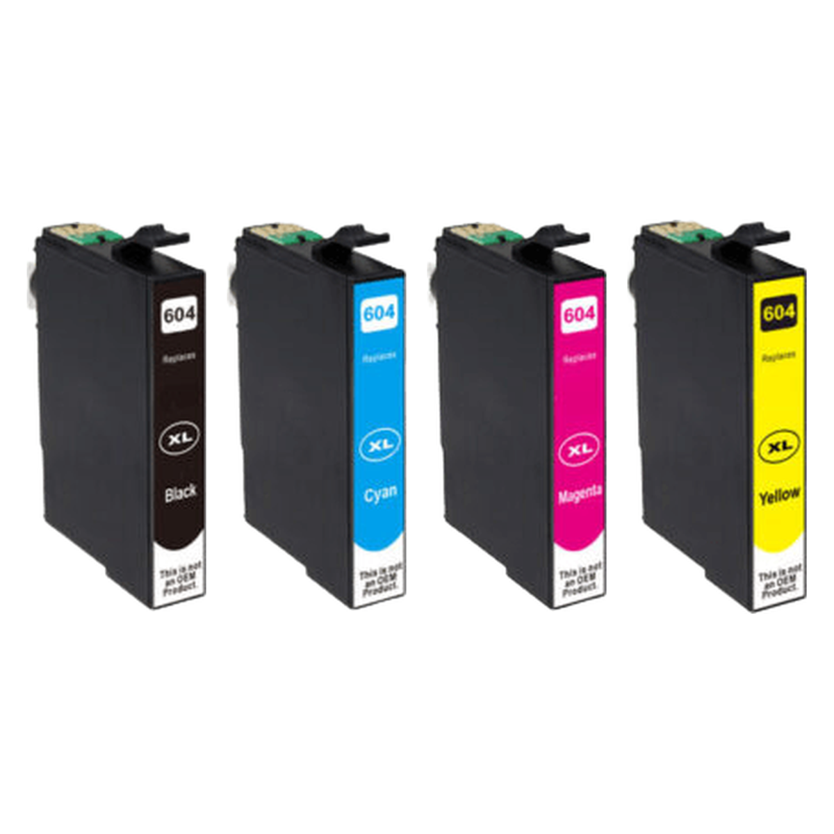 4 st. Epson 604XL Skrivarpatron rabattpaket - Kompatibel