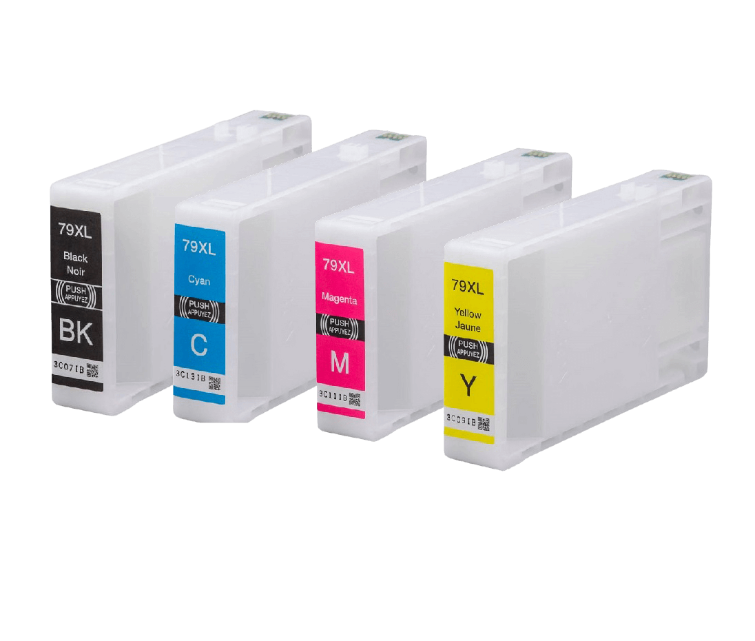 4 st. XL Epson 79 Skrivarpatron rabattpaket - Kompatibel