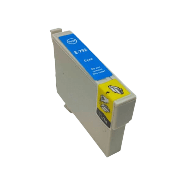C13T07924010 Epson T0792 cyan XL Skrivarpatron - 15 ml. - Kompatibel
