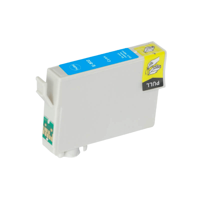C13T08024011 Epson T0802 cyan Skrivarpatron - 13 ml. - Kompatibel