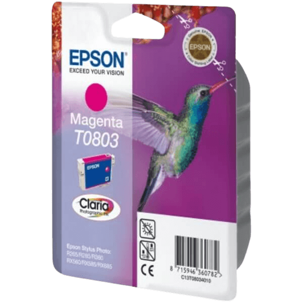 C13T08034011 Epson T0803 magenta Skrivarpatron - 7,4 ml. - Original