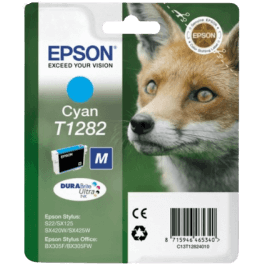 C13T12824012 Epson T1282 cyan Skrivarpatron - 3,5 ml. - Original