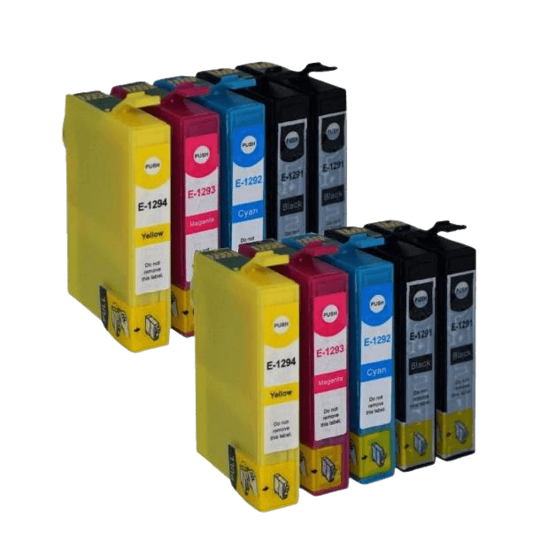 10 st. XL Epson T1291 Skrivarpatron rabattpaket - Kompatibel