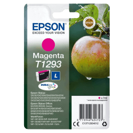 C13T12934012 Epson T1293 magenta XL Skrivarpatron - 7 ml. - Original