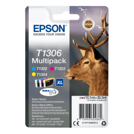 C13T13064012 Epson T1306 3 färger i en XXL Skrivarpatron - 3x10,1 ml. - Original