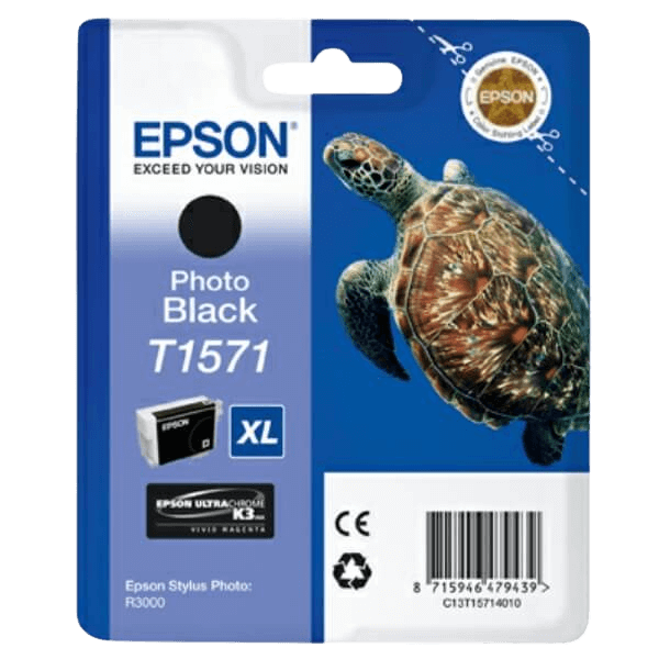 C13T15714010 Epson T1571 foto svart Skrivarpatron - 25,9 ml. - Original