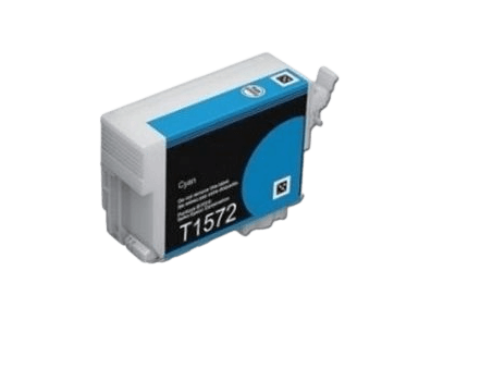 C13T15724010 Epson T1572 cyan Skrivarpatron - 26 ml. - Kompatibel