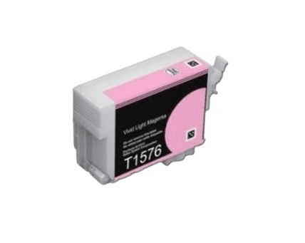 C13T15764010 Epson T1576 ljus magenta Skrivarpatron - 26 ml. - Kompatibel
