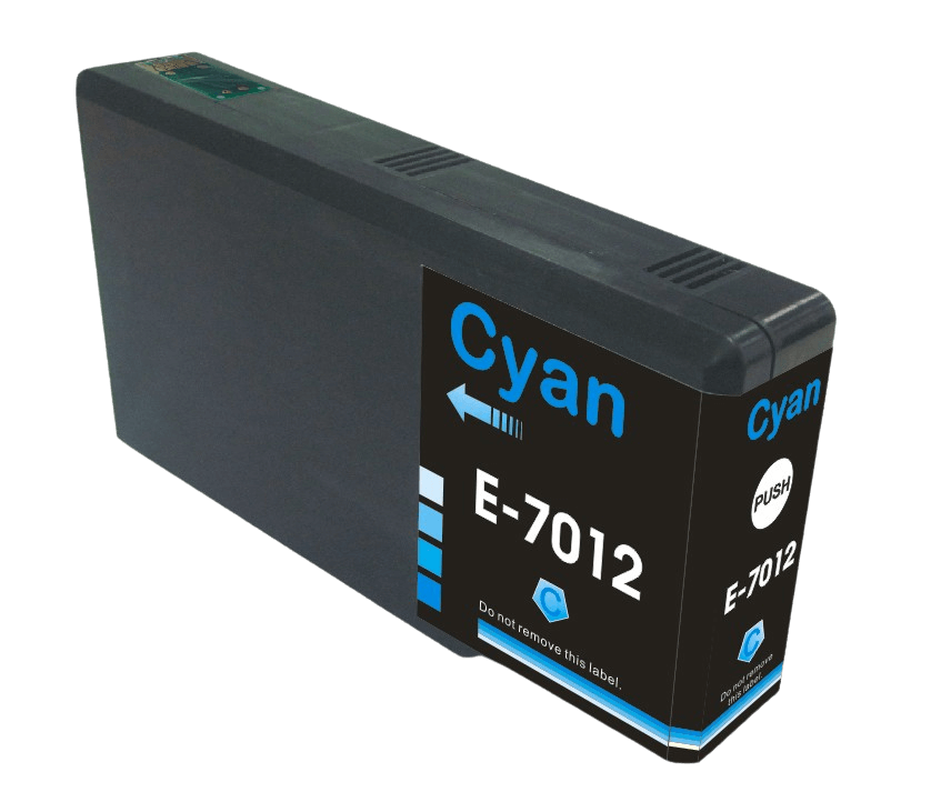 C13T70124010 Epson T7012 cyan XXL Skrivarpatron - 49 ml. - Kompatibel