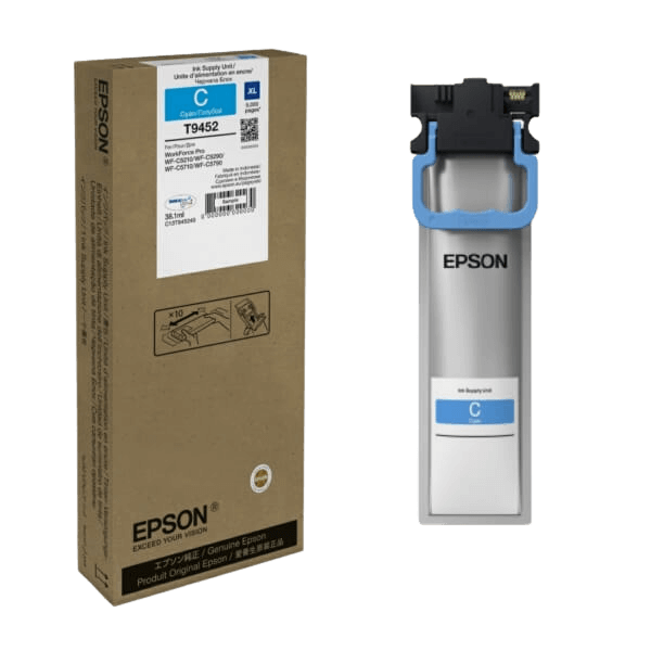 C13T945240 Epson T9452 cyan XL Skrivarpatron - 5000 sidor - Original