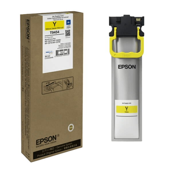 C13T945440 Epson T9454 gul XL Skrivarpatron - 5000 sidor - Original