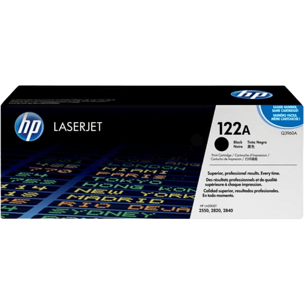 Q3960A HP 122A svart toner - 5000 sidor - Original
