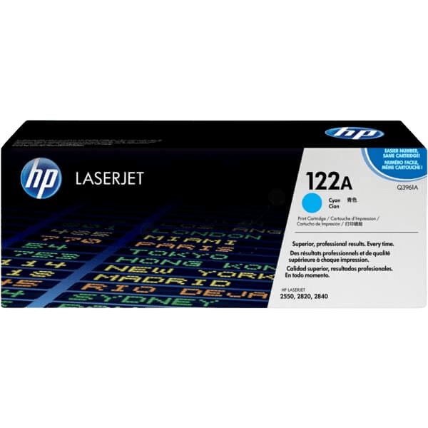 Q3961A HP 122A cyan toner - 4000 sidor - Original