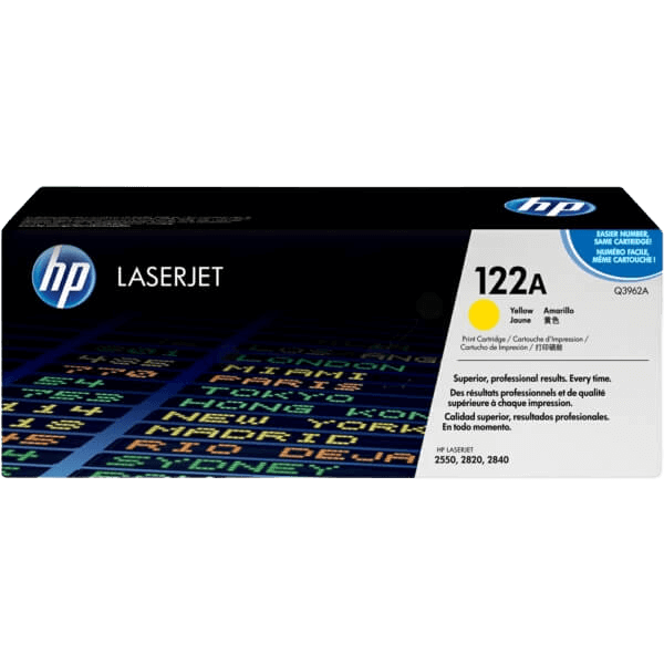 Q3962A HP 122A gul toner - 4000 sidor - Original
