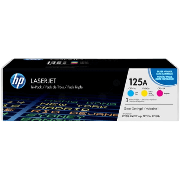 CF373AM HP 125A 3 färger i en toner - 4200 sidor - Original