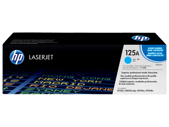CB541A HP 125A cyan toner - 1400 sidor - Original