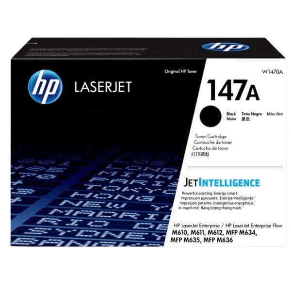 W1470A HP 147A svart toner - 10500 sidor - Original